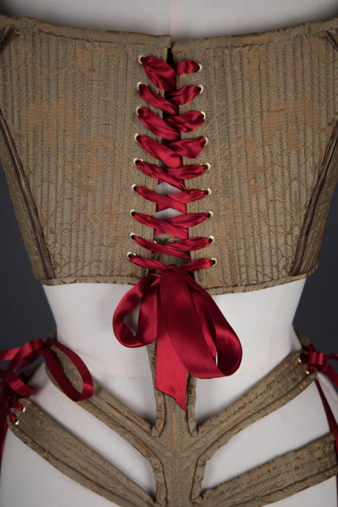 Structured Cage Bodysuit With Ribbon Lacing By Sparklewren, 2011, UK. The Underpinnings Museum. Photography by Tigz Rice