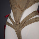 Structured Cage Bodysuit With Ribbon Lacing By Sparklewren, 2011, UK. The Underpinnings Museum. Photography by Tigz Rice