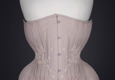 'Shy' Coutil & Lace Appliqué Corset By Sparklewren, 2014, United Kingdom.