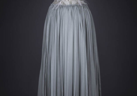Silk Duchesse And Chiffon Corsetted Wedding Gown By Karolina Laskowska, 2018, Norway. The Underpinnings Museum. Photography by Tigz Rice.
