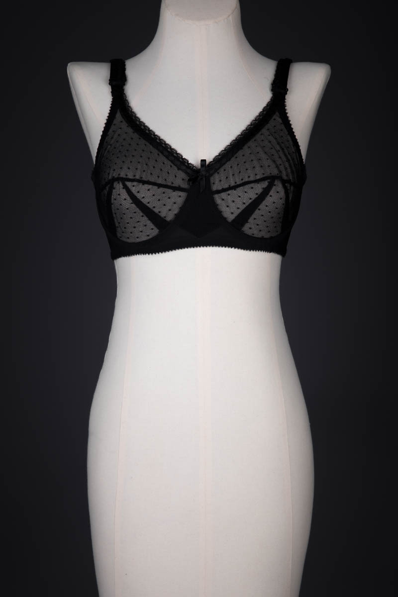 Retro Dot' Tulle Underwired Bra By Cadolle