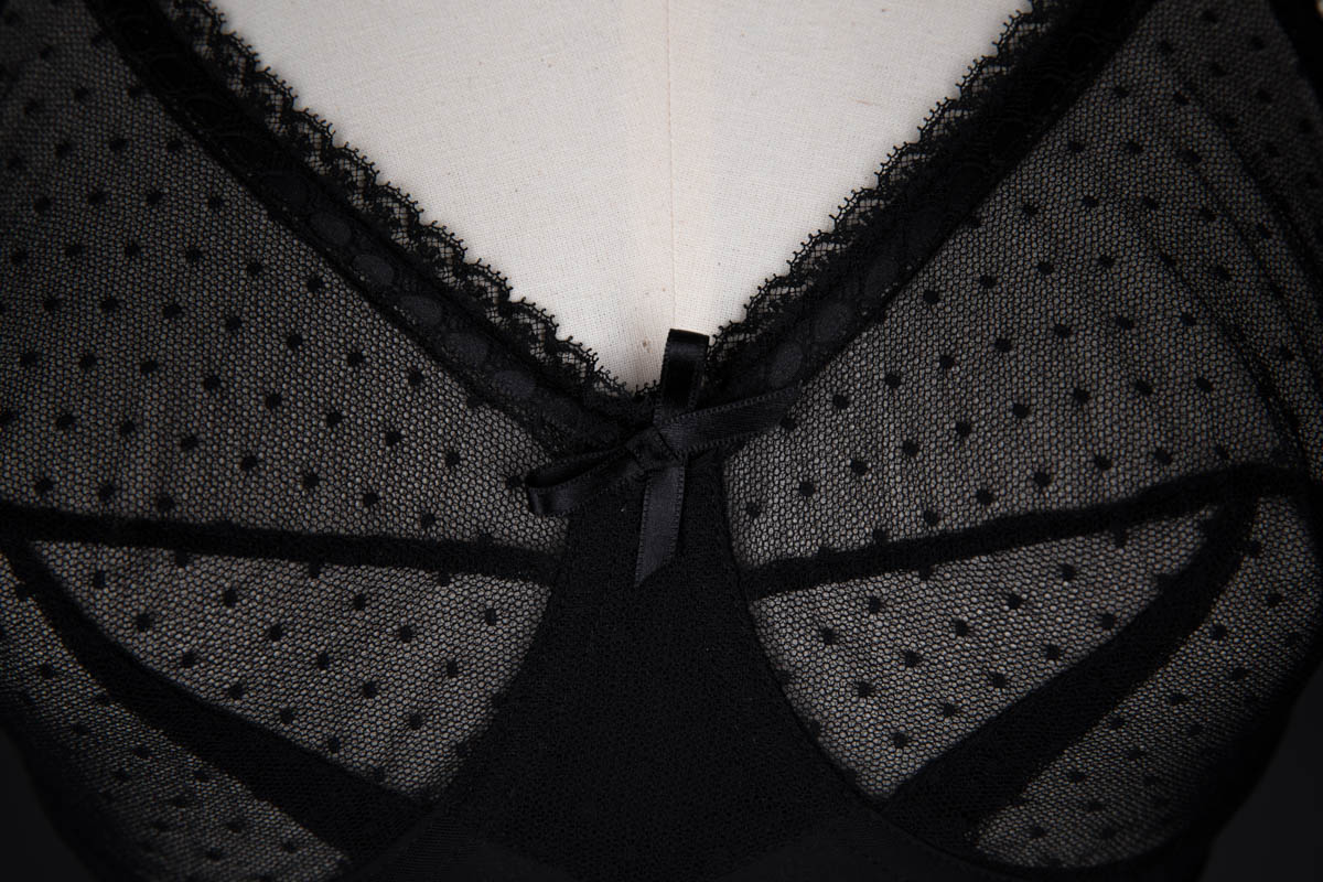 'Retro Dot' Tulle Underwired Bra By Cadolle, c. 2010s, France. The Underpinnings Museum. Photography by Tigz Rice