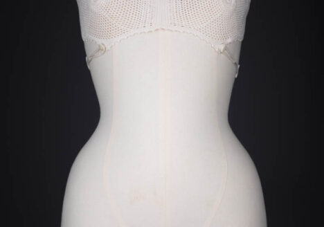 Crochet Kestos Style Bra, c. 1930s, Spain. The Underpinnings Museum. Photography by Tigz Rice