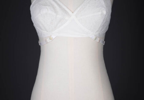 'Yankee' Nylon Lace Bra By Kestos, c. 1950s, Great Britain. The Underpinnings Museum. Photography by Tigz Rice.