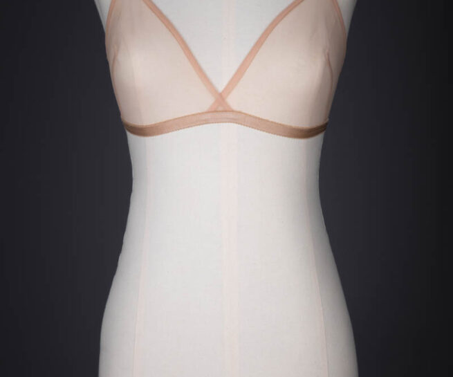 Sheer Nylon Darted Bra By Juel Park, c. 1960s, USA. The Underpinnings Museum. Photography by Tigz Rice