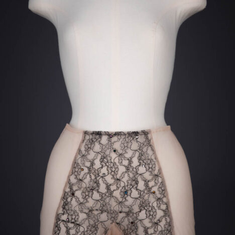 Homemade Sheer Nylon & Lace Knickers, c. 1960s, USA. The Underpinnings Museum. Photography by Tigz Rice
