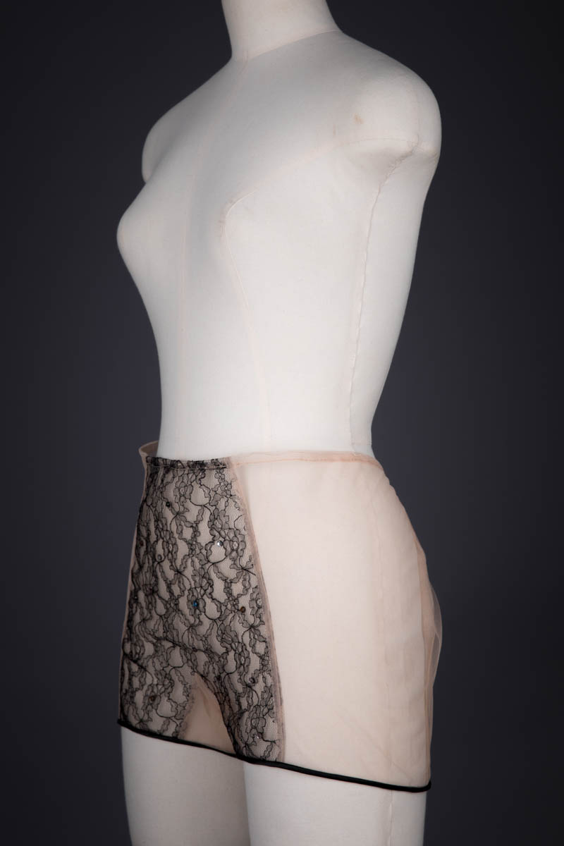 Homemade Sheer Nylon & Lace Knickers, c. 1960s, USA. The Underpinnings Museum. Photography by Tigz Rice