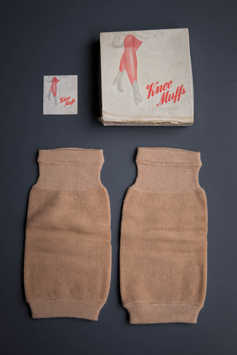 'Knee Muffs' By Reliable, c. 1920s, USA. The Underpinnings Museum. Photography by Tigz Rice