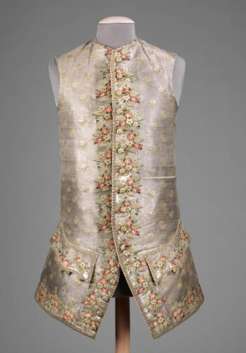 Waistcoat, 1750–70, probably British. Brooklyn Museum Costume Collection at The Metropolitan Museum of Art, Gift of the Brooklyn Museum, 2009; Gift of Edwin A. Neugass, 1959. Accession Number: 2009.300.2839