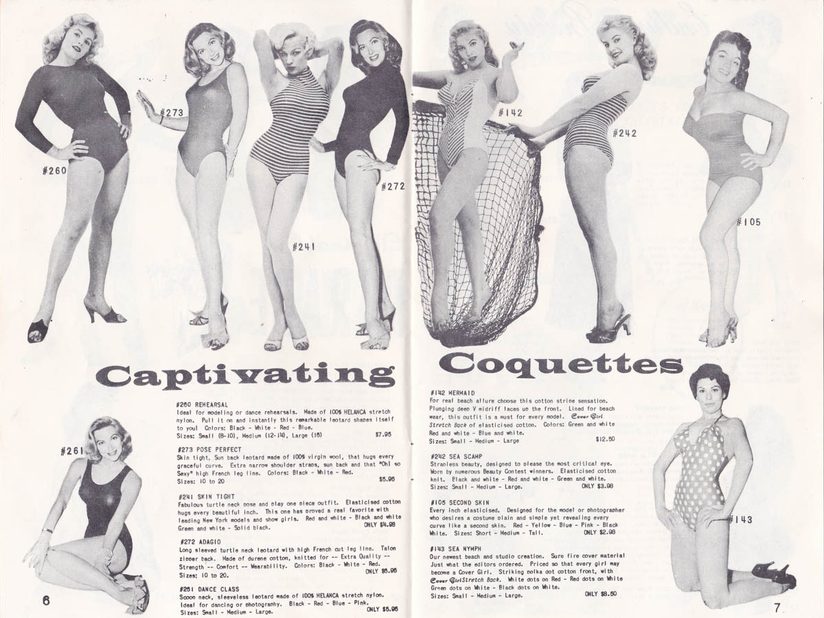 Sam Menning's Cover Girl Originals Catalogue, Vol. 3, Number 1, USA, c. 1950s, The Underpinnings Museum.