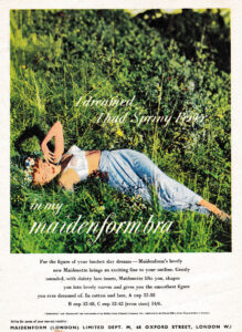 'I Dreamed I Had Spring Fever' Advertisement By Maidenform, c. 1956, Great Britain. The Underpinnings Museum