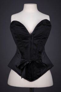 'Dita' Satin Corset By Velda Lauder, 2005, UK. The Underpinnings Museum. Photography by Tigz Rice.