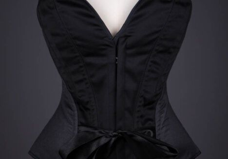 'Dita' Satin Corset By Velda Lauder, 2005, UK. The Underpinnings Museum. Photography by Tigz Rice.
