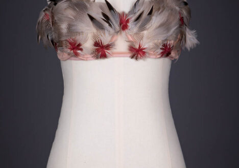 'Maison Atelier Edition' Feather Bra By La Perla, 2016, Italy. The Underpinnings Museum. Photography by Tigz Rice.