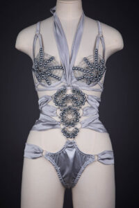 Beadwork Bullet Bra & Playsuit By Rosie Von Boschan, 2021, UK. The Underpinnings Museum. Photography by Tigz Rice.