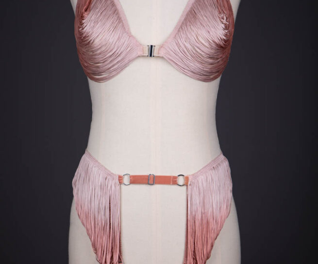 'String' Open Bra & Suspender Belt By Made By Niki, 2011, UK. The Underpinnings Museum. Photography by Tigz Rice.