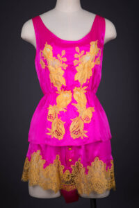 'Bling Bling Love' Silk Camisole & Shorts By Rosamosario, c. 2010s, Italy. The Underpinnings Museum. Photography by Tigz Rice.