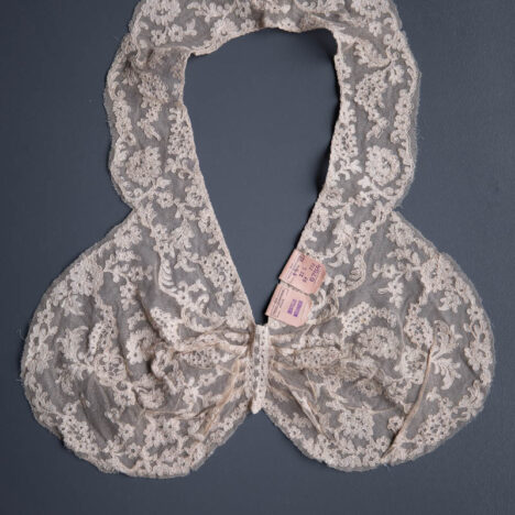 Machine Lace Nightgown Bodice Insert, c. 1930-40s, France. The Underpinnings Museum. Photography by Tigz Rice