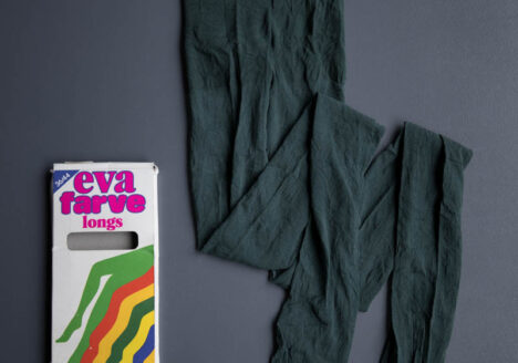 Forest Green 'Longs' Tights By Eva Farve, c. 1960s, Norway. The Underpinnings Museum. Photography by Tigz Rice