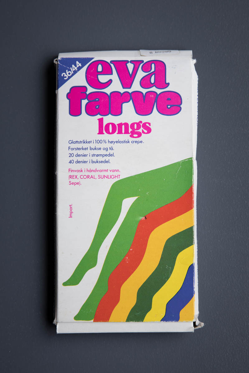 Forest Green 'Longs' Tights By Eva Farve, c. 1960s, Norway. The Underpinnings Museum. Photography by Tigz Rice