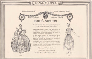 'A Century Of Talent In One Decade' Advertisement By Boué Soeurs, 1924, USA. The Underpinnings Museum