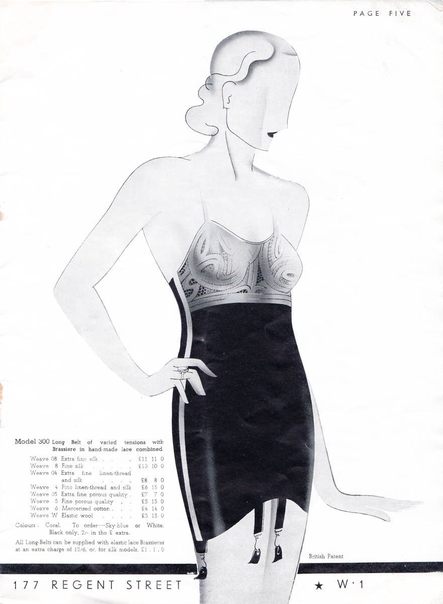 'The Art Of Figure Sculpture' Lingerie Catalogue By J. Roussel, c. 1930s, Great Britain. The Underpinnings Museum