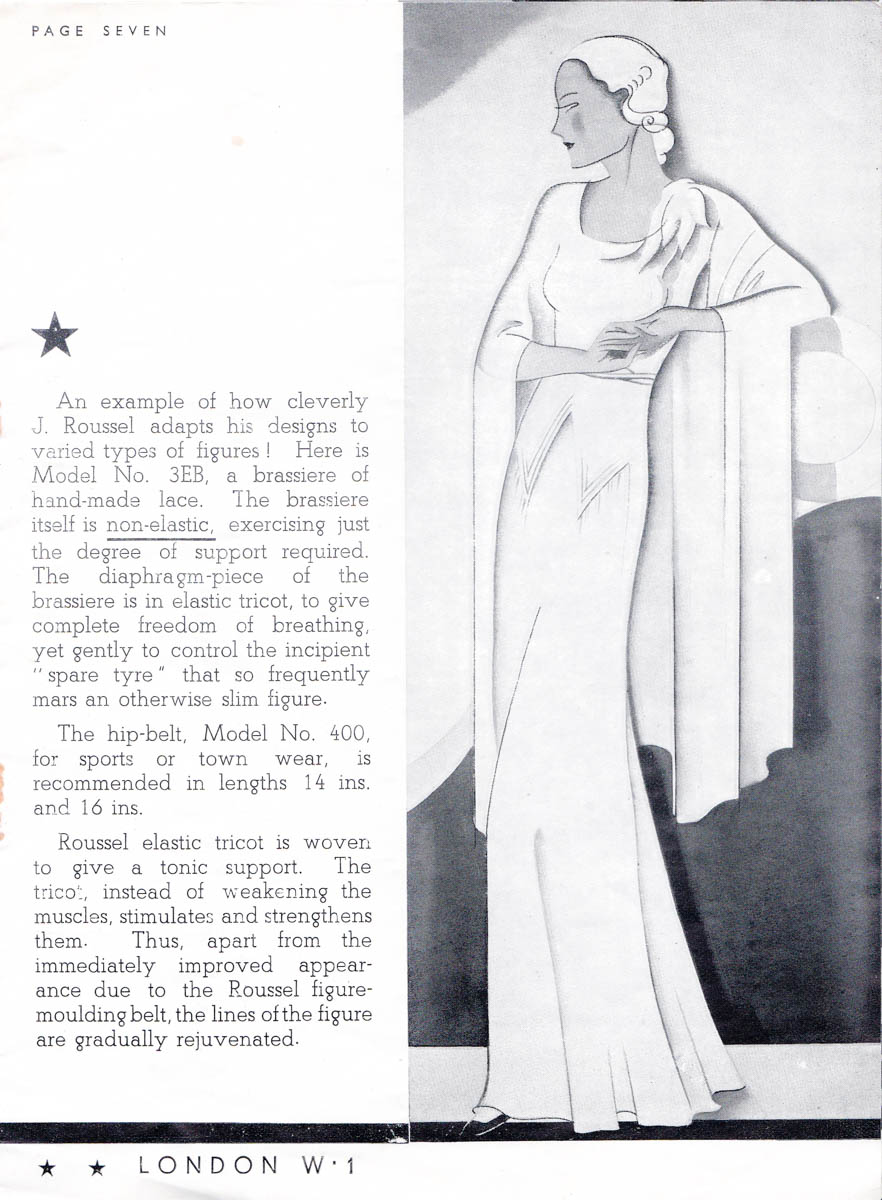 'The Art Of Figure Sculpture' Lingerie Catalogue By J. Roussel, c. 1930s, Great Britain. The Underpinnings Museum