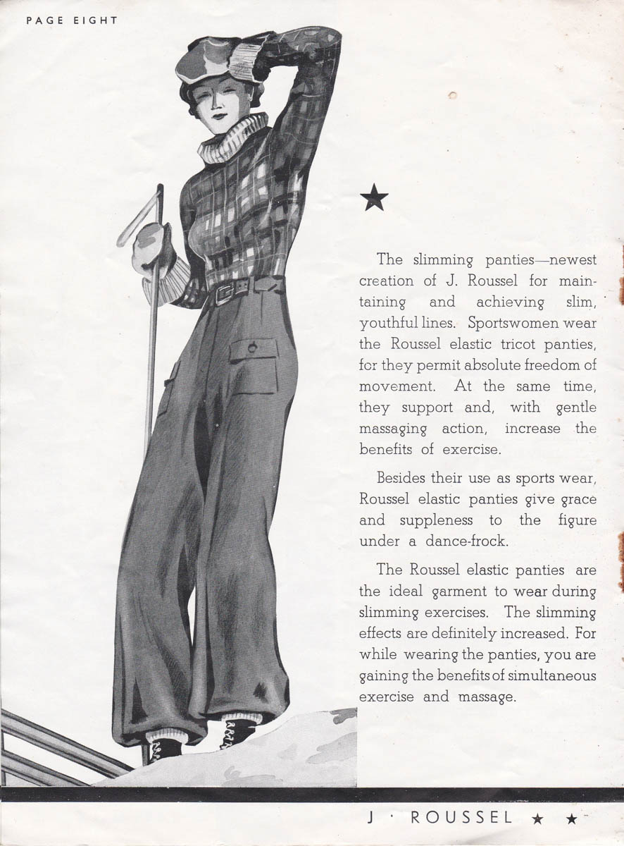 'The Art Of Figure Sculpture' Lingerie Catalogue By J. Roussel, c. 1930s, Great Britain. The Underpinnings Museum