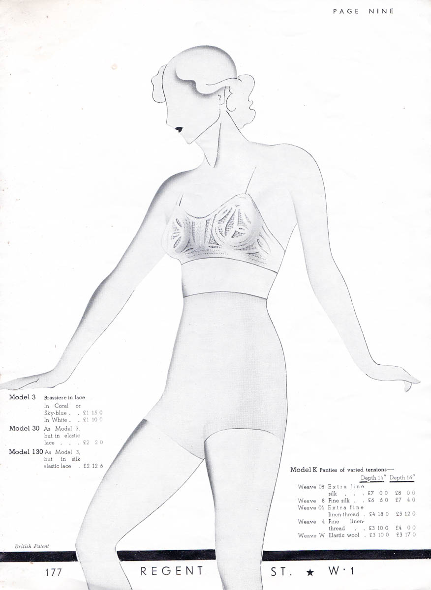 'The Art Of Figure Sculpture' Lingerie Catalogue By J. Roussel, c. 1930s, Great Britain. The Underpinnings Museum