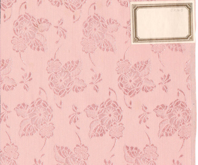 Collection Of Jacquard Weave Corsetry Fabric Samples, c. 1930-50s, Great Britain. The Underpinnings Museum