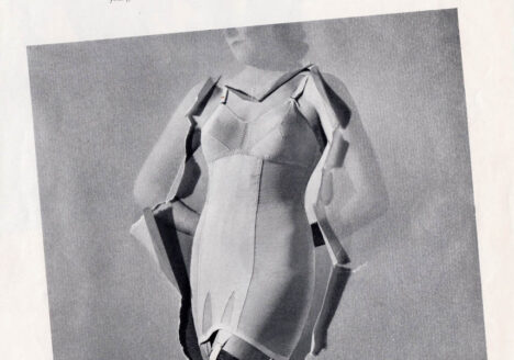 'Keeping The Youthful Fit' Corsetry Editorial Magazine Excerpt, c. 1940s, Great Britain. The Underpinnings Museum