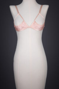 Floral Jacquard Rayon Sling Bra By Fina, c. 1930s. The Underpinnings Museum. Photography by Tigz Rice