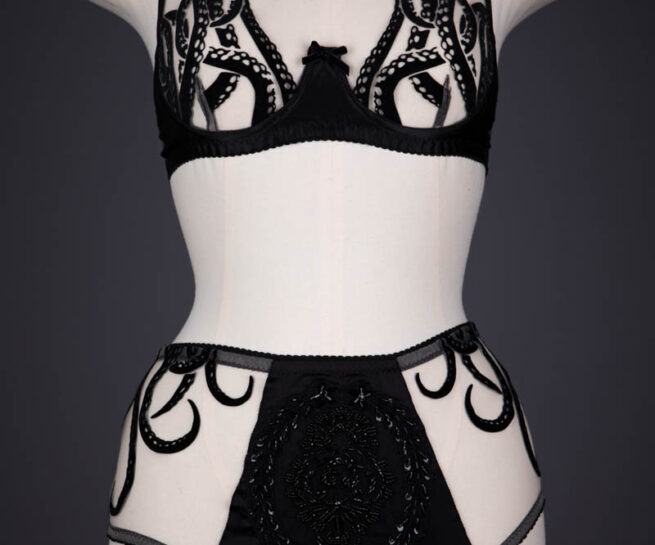 'Kraken' Lingerie Set By Videnoir, 2021, Italy. The Underpinnings Museum. Photography by Tigz Rice.