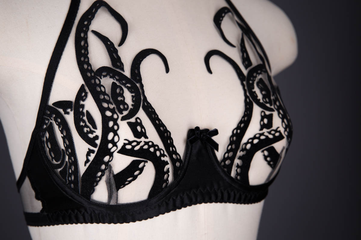 'Kraken' Lingerie Set By Videnoir, 2021, Italy. The Underpinnings Museum. Photography by Tigz Rice.