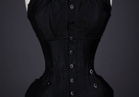'Equipoise' Cotton Twill Waist, c. 1880s, USA. The Underpinnings Museum. Photography by Tigz Rice.
