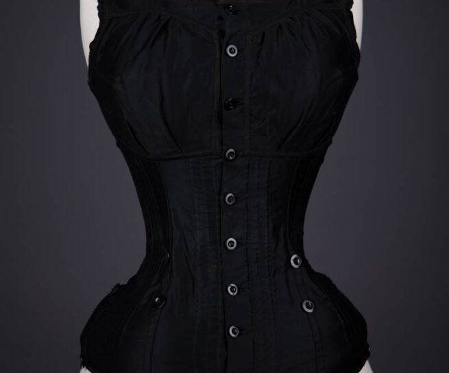 'Equipoise' Cotton Twill Waist, c. 1880s, USA. The Underpinnings Museum. Photography by Tigz Rice.