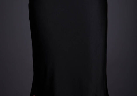 Ribbonwork Embellished Silk Half Slip By Piper Ewan, c. 2010, USA. The Underpinnings Museum. Photography by Tigz Rice.