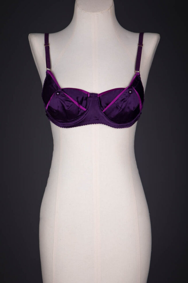 'The Petal' Open Cup Bra By Coco De Mer, 2005, UK. The Underpinnings Museum. Photography by Tigz Rice.