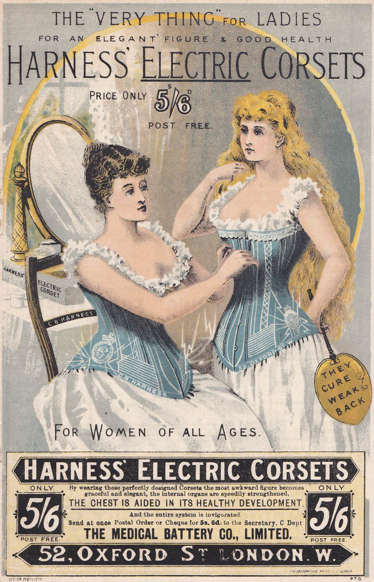 Electric Corset' & 'Electropathic Belt' Promotional Materials By Harness