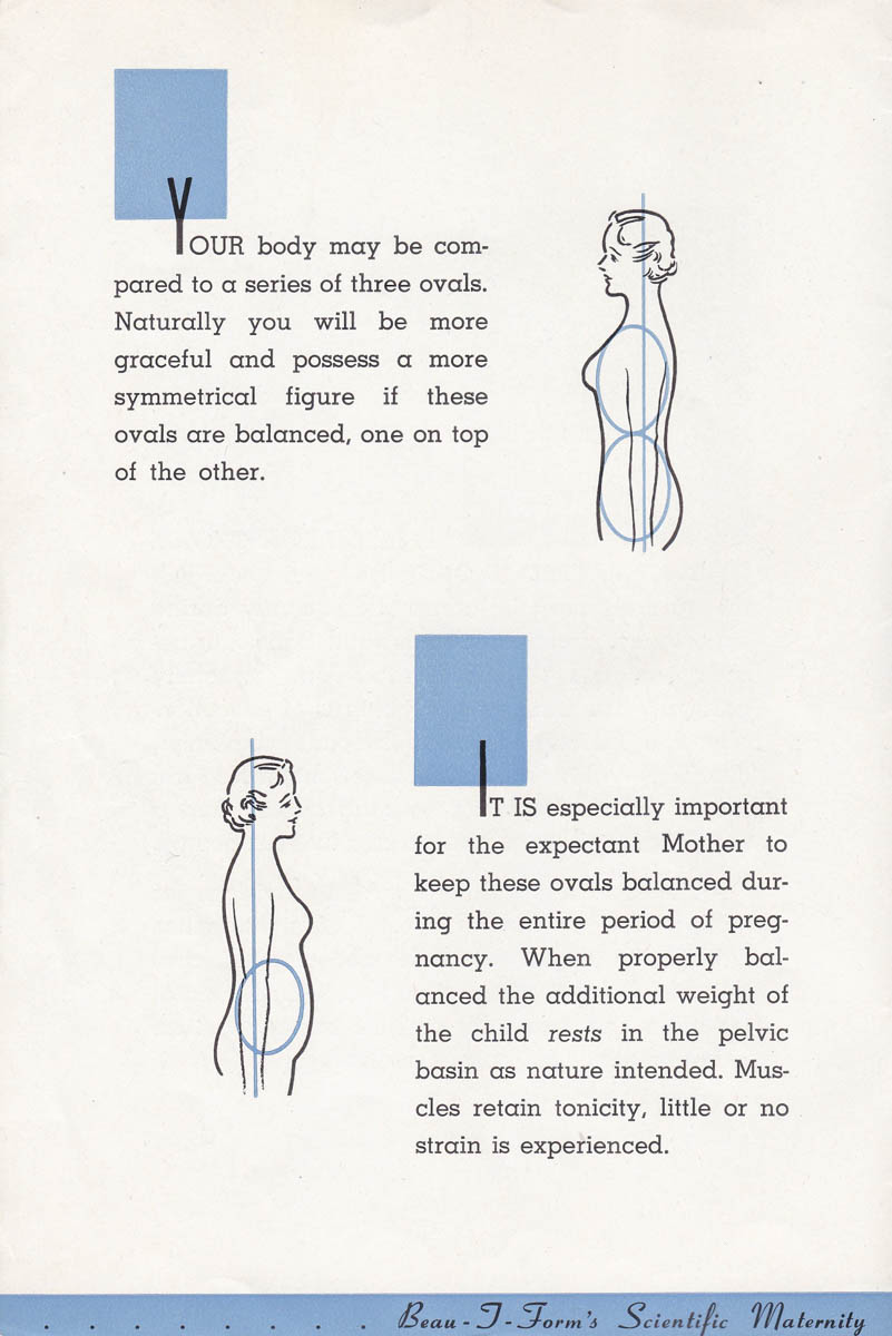 'Beau-T-Form's Scientific Maternity Service' Booklet By Stayform, 1949, USA. The Underpinnings Museum