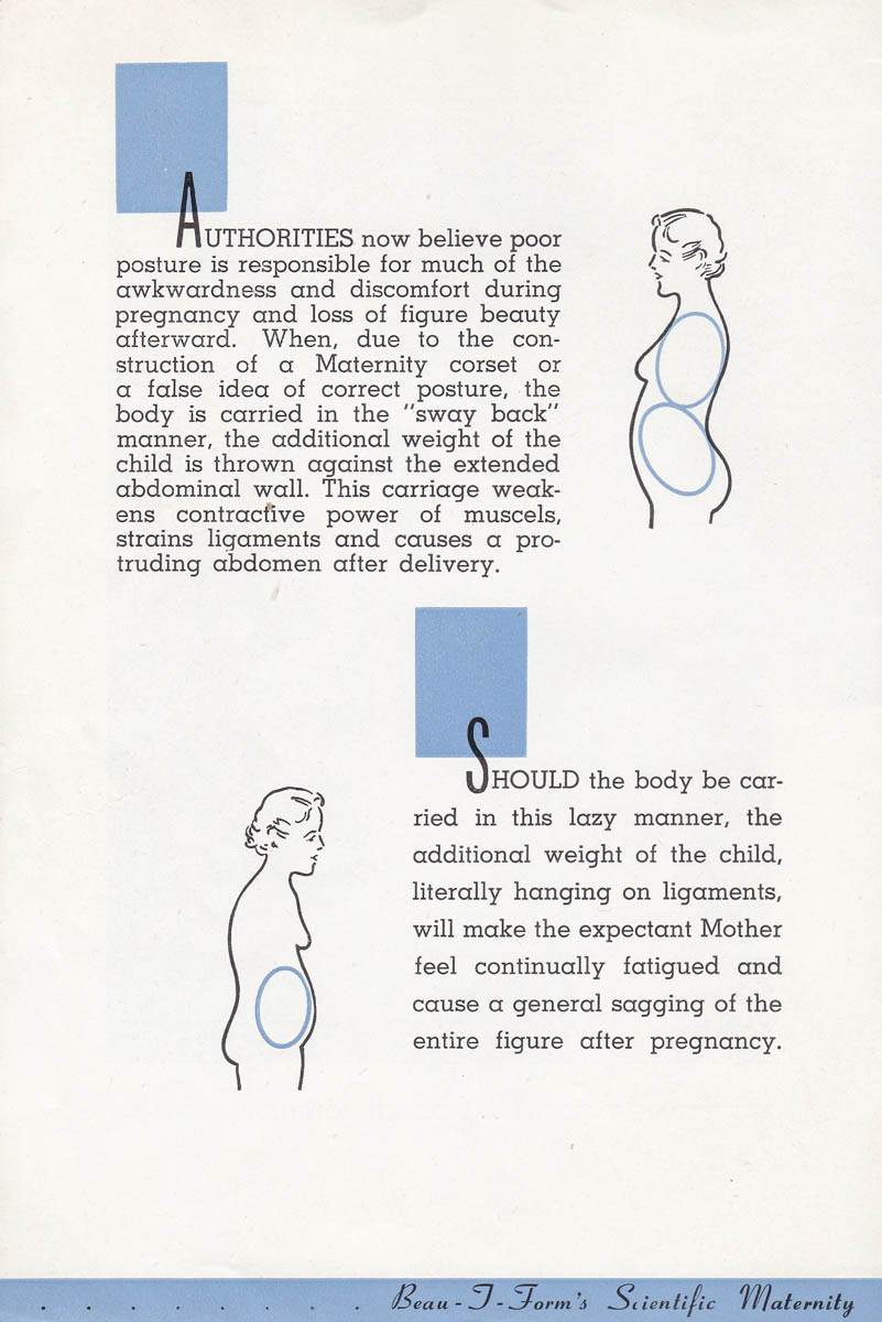 'Beau-T-Form's Scientific Maternity Service' Booklet By Stayform, 1949, USA. The Underpinnings Museum