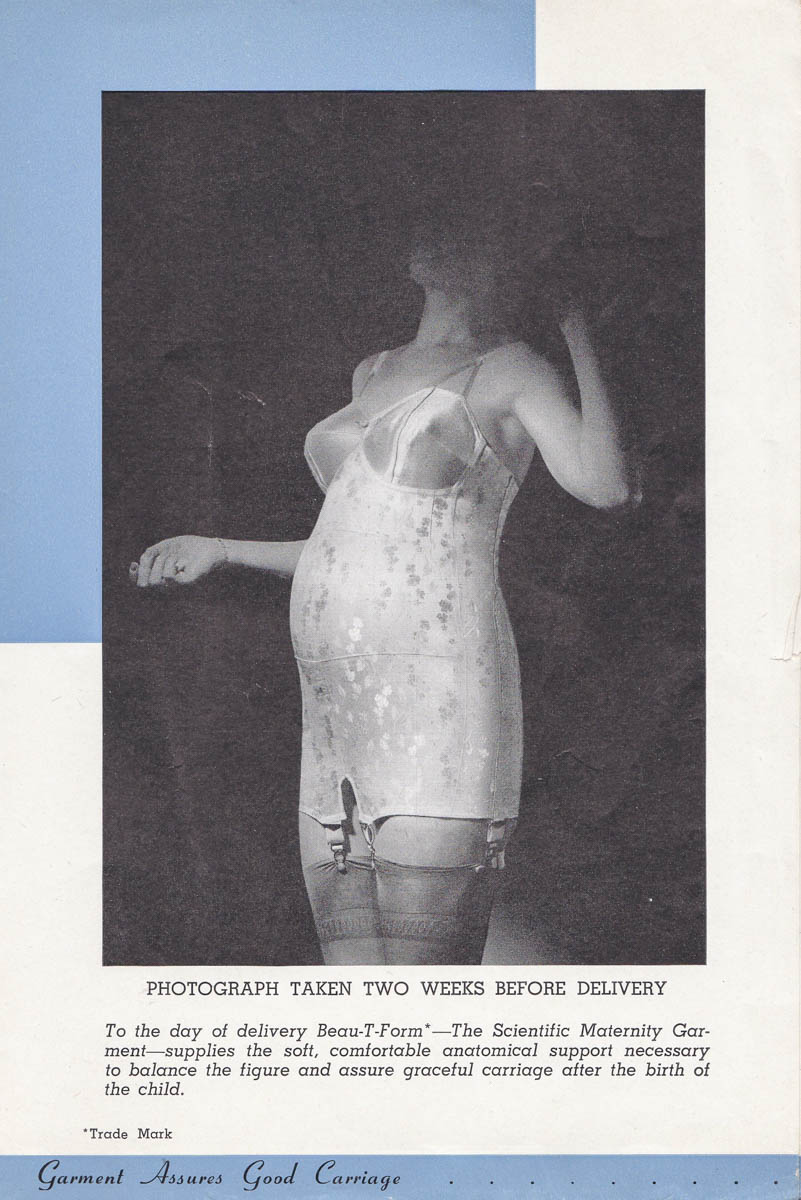 'Beau-T-Form's Scientific Maternity Service' Booklet By Stayform, 1949, USA. The Underpinnings Museum