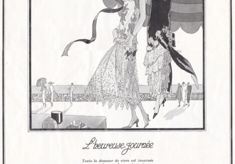 Boué Soeurs 'L'Heureuse Journée' Advertisement, 1924, France. The Underpinnings Museum.
