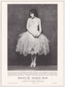 Boué Soeurs Genevieve Tobin Advertisement, 1926, USA. The Underpinnings Museum