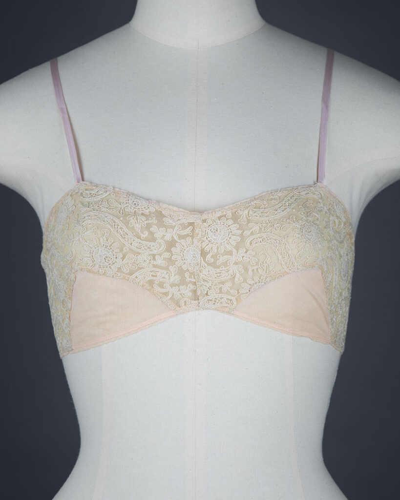 1920s Bandeau Bra. Photography by Tigz Rice. The Underpinnings Museum