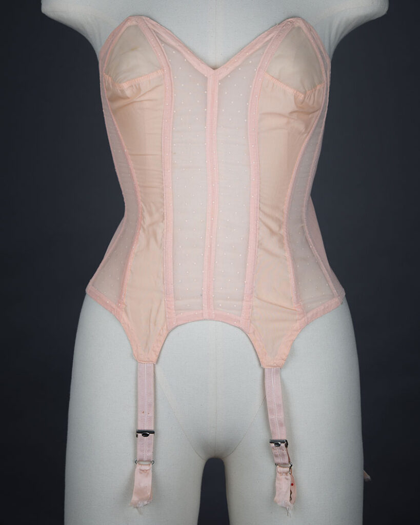 1950s Cathedral Bust Corselet. Photography by Tigz Rice. The Underpinnings Museum