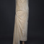 Ivory Velvet Beaded Evening Gown By House Of Worth, c, 1920, France. Photography by Tigz Rice. The Underpinnings Museum