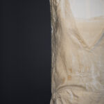 Ivory Velvet Beaded Evening Gown By House Of Worth, c, 1920, France. Photography by Tigz Rice. The Underpinnings Museum
