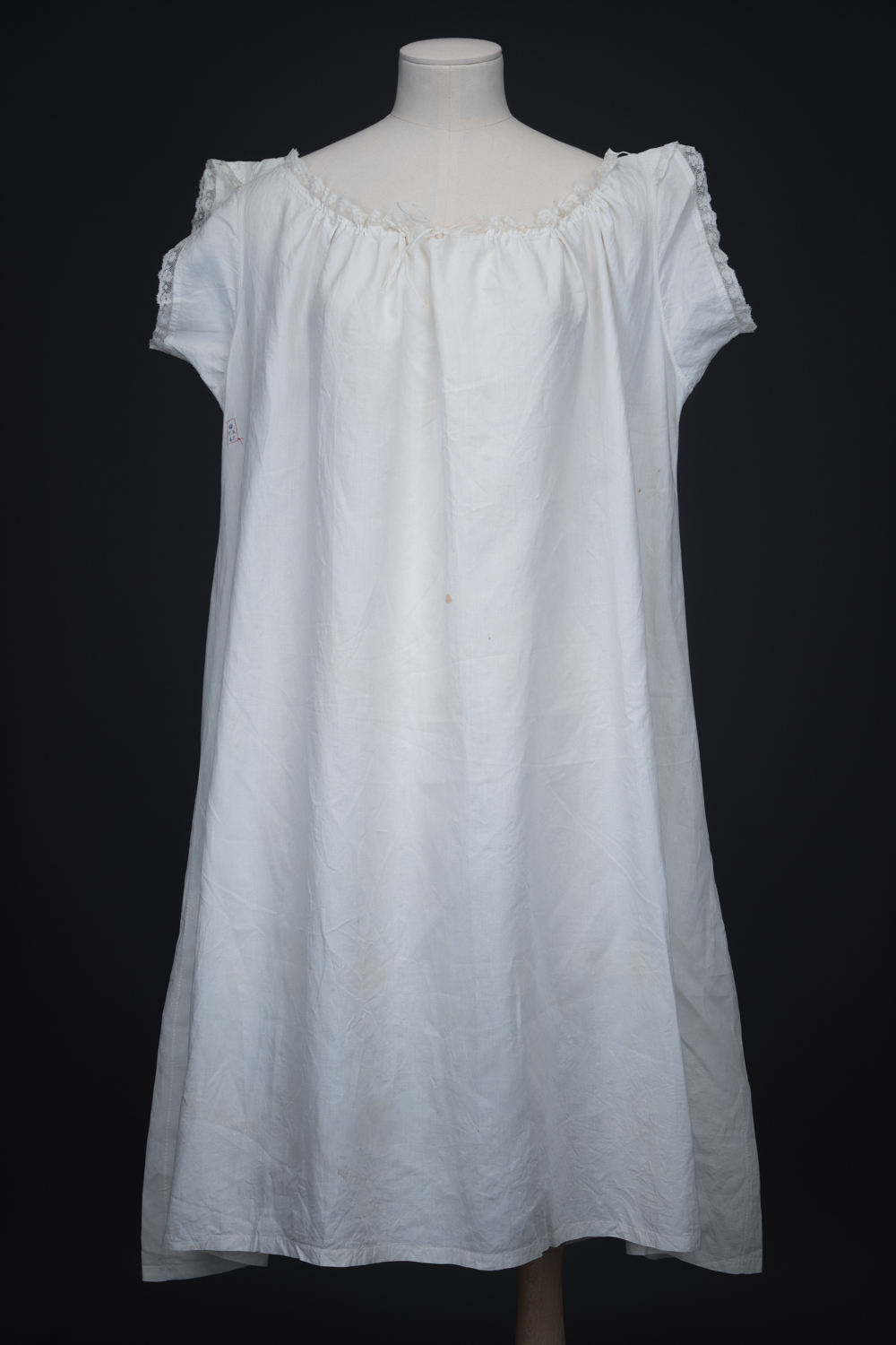 Queen Victoria's White Cotton Lawn & Valenciennes Lace Chemise, c. 1880-90s, Great Britain. The Underpinnings Museum. Photography by Tigz Rice.