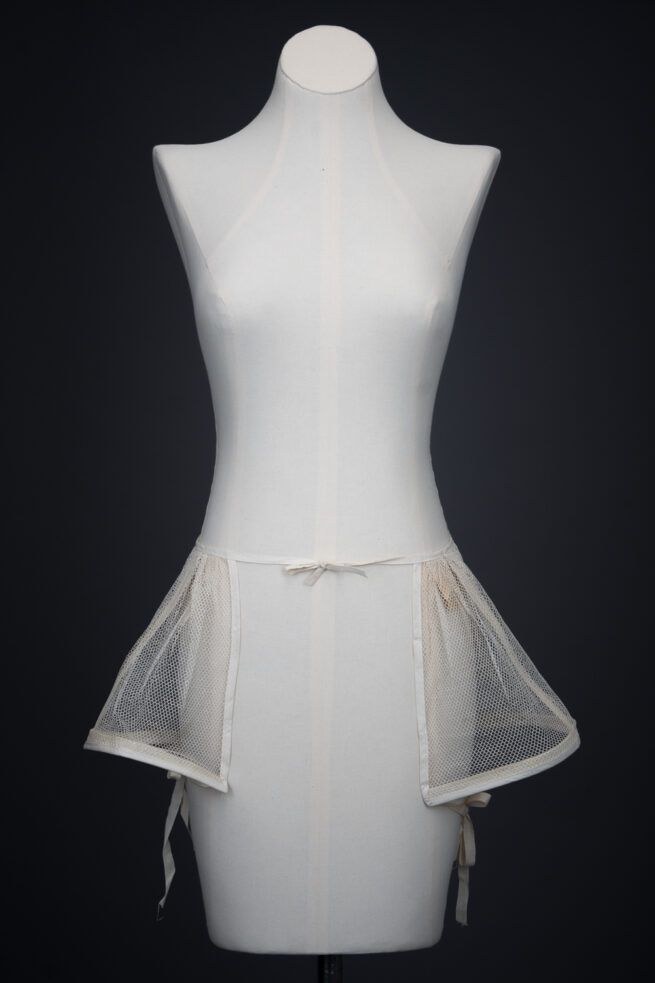 'Hip Flare' Featherbone & Bobbinet Panniers By Warren, c. 1920s, USA. The Underpinnings Museum. Photography by Tigz Rice.